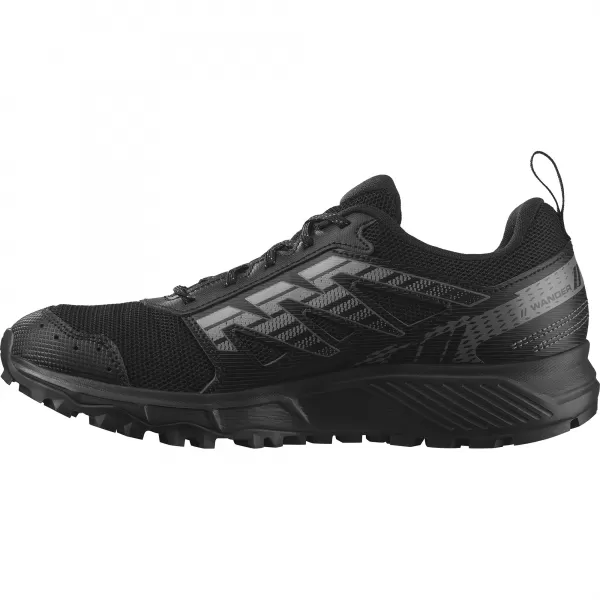  Férfi cipők SALOMON WANDER L47152500 FEKETE/ÓN/DÉRSZÜRKE 
