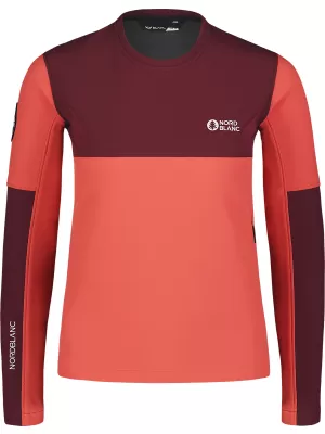Női softshell kabát NORDBLANC COVE NBSSL7656 VÖRÖS KORALL