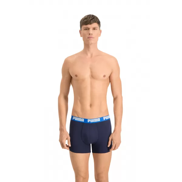  Férfi boxerek PUMA BASIC BOXER 2P 88886960 IGAZI KÉK 