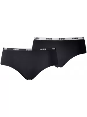 Női bugyi PUMA WOMEN HIPSTER 2P PACK 90785203 FEKETE