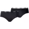 Női bugyi PUMA WOMEN HIPSTER 2P PACK 90785203 FEKETE