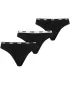 Női bugyi PUMA STRING 3P PACK 90759002 FEKETE