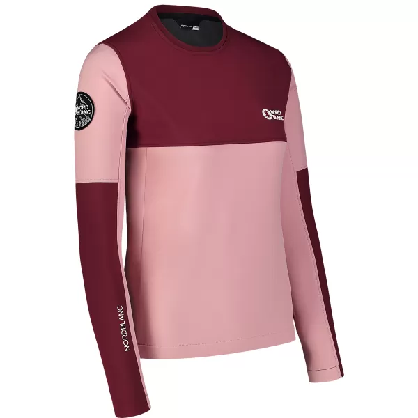  Női softshell kabát NORDBLANC COVE NBSSL7656 VILÁGOS RÓZSASZÍN 
