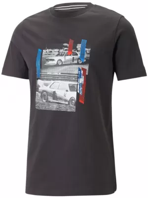Férfi póló PUMA BMW MMS CAR GRAPHIC TEE 538140-01 FEKETE