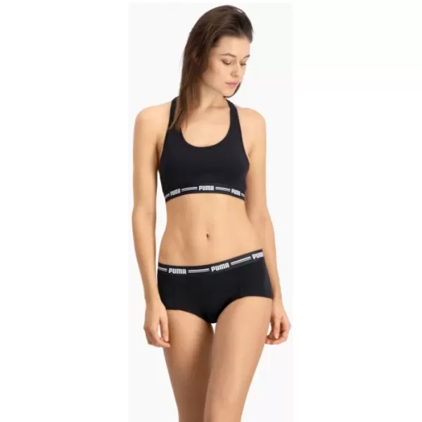  Női bugyi PUMA WOMEN MINI SHORT 2P PACK 90785303 FEKETE 