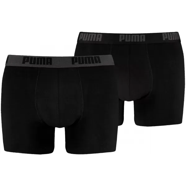  Férfi boxerek PUMA BASIC BOXER 2P 88886958 FEKETE/FEKETE 