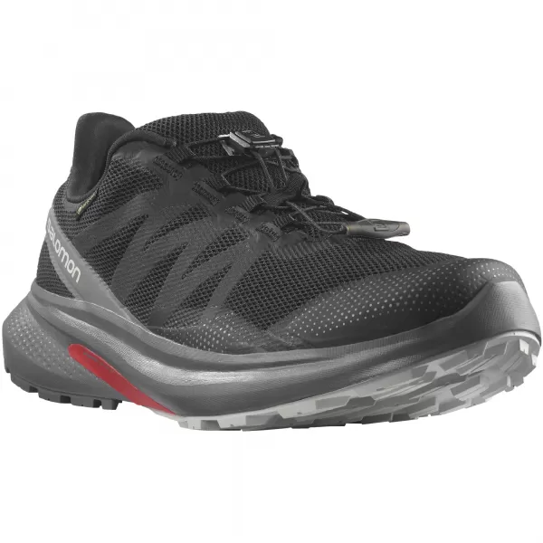  Férfi cipők SALOMON HYPULSE GORE-TEX L41595900 FEKETE/CSENDES ÁRNYÉK/HOLDSZIKLA 