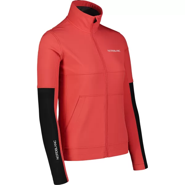  Női softshell kabát NORDBLANC FJORD NBSSL7657 VÖRÖS KORALL 