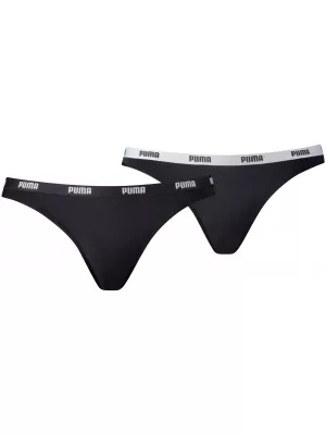 Női bugyi PUMA WOMEN BIKINI 2P PACK 90785103 FEKETE