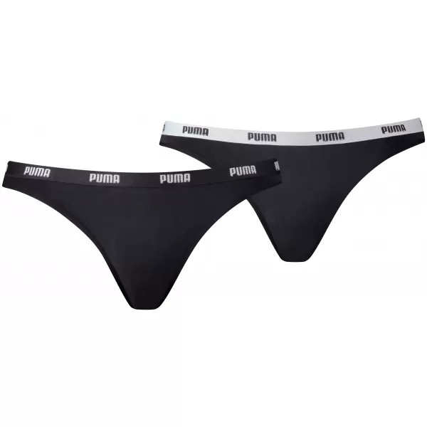  Női bugyi PUMA WOMEN BIKINI 2P PACK 90785103 FEKETE 