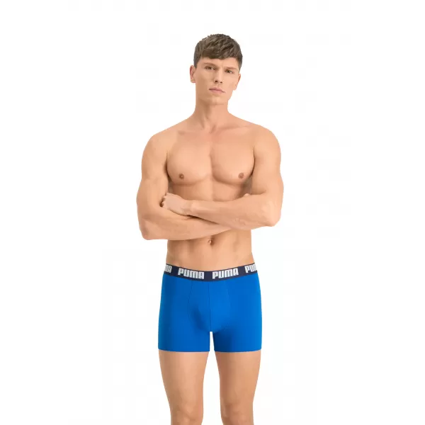 Férfi boxerek PUMA BASIC BOXER 2P 88886960 IGAZI KÉK 