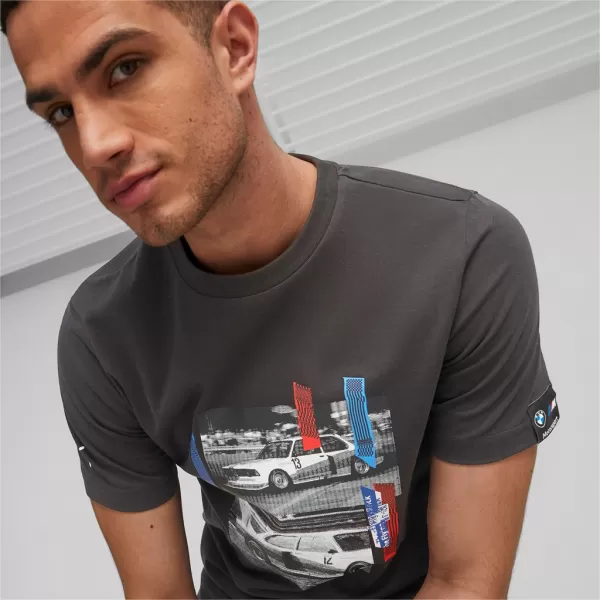  Férfi póló PUMA BMW MMS CAR GRAPHIC TEE 538140-01 FEKETE 