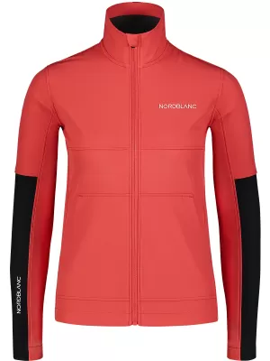 Női softshell kabát NORDBLANC FJORD NBSSL7657 VÖRÖS KORALL