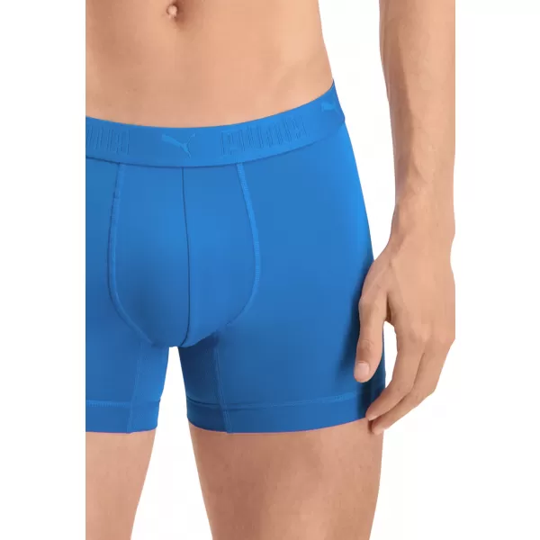  Bokszoló PUMA SPORT MICROFIBER BOXER 2P 93552002 KÉK KOMBÓ 