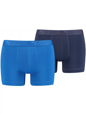 Bokszoló PUMA SPORT MICROFIBER BOXER 2P 93552002 KÉK KOMBÓ