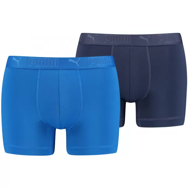  Bokszoló PUMA SPORT MICROFIBER BOXER 2P 93552002 KÉK KOMBÓ 