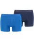 Bokszoló PUMA SPORT MICROFIBER BOXER 2P 93552002 KÉK KOMBÓ