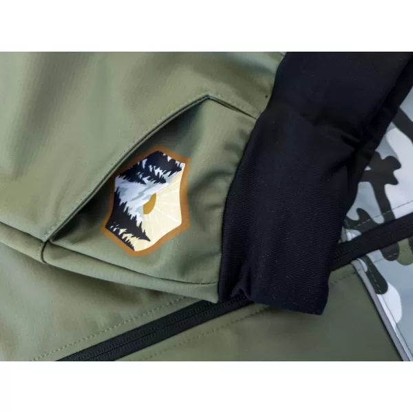  Hőszigetelt softshell gyereknadrág WAMU MASKÁČ KHAKI 