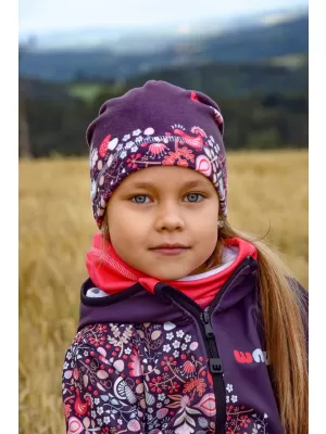 Gyermek polár nyakkendő WAMU MÉLY RÓZSASZÍN