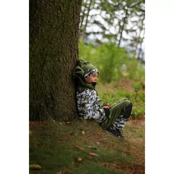  Gyermek polár nyakkendő WAMU KHAKI 