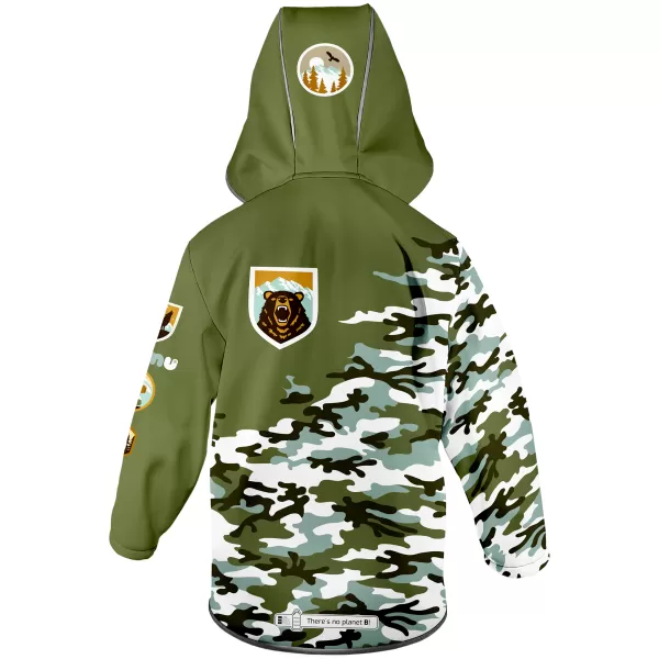  Gyerek hőszigetelt softshell kabát WAMU MASKÁČ KHAKI 