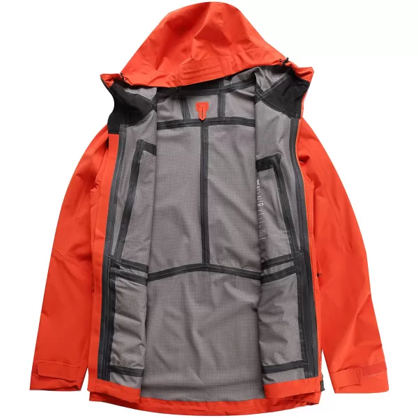  Kabát ALPINE PRO CORT MJCA592 FEKETE/PIROS 