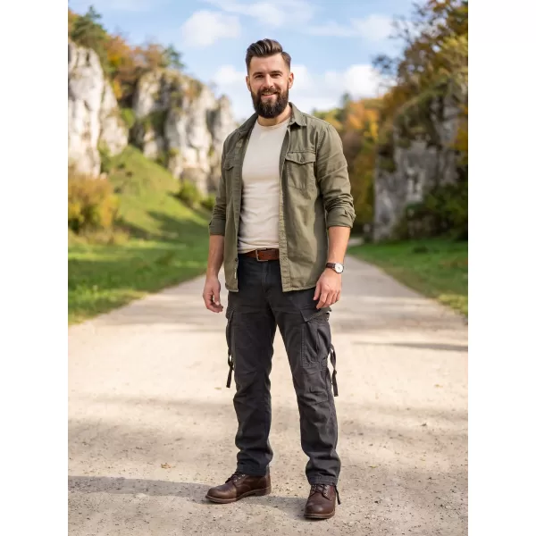  Nadrág BRANDIT M-65 VINTAGE FEKETE 