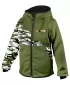 Gyerek hőszigetelt softshell kabát WAMU MASKÁČ KHAKI