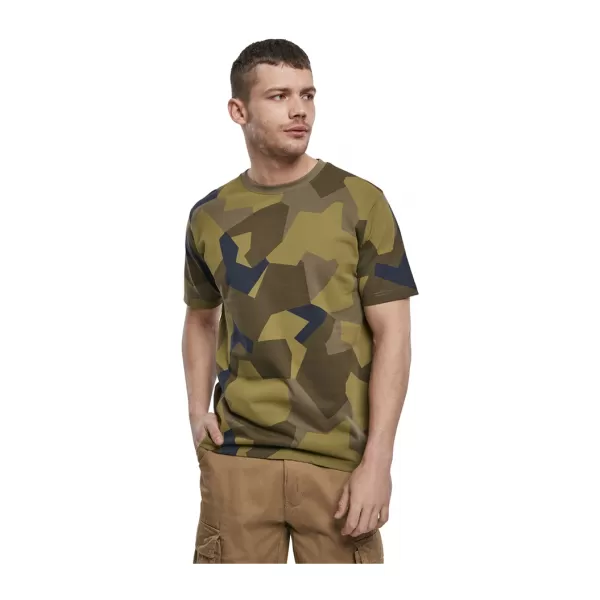  Férfi póló BRANDIT US BD4200 SWEDISH CAMOUFLAGE Brandit1 