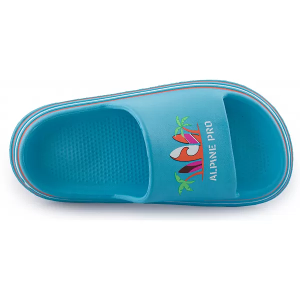 Papucs ALPINE PRO LARINO KBTA375 VILÁGOSKÉK 