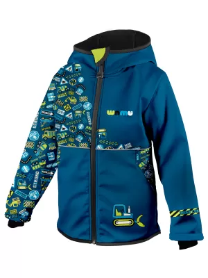 Baby Softshell kabát szigetelt WAMU BAGR KÉK