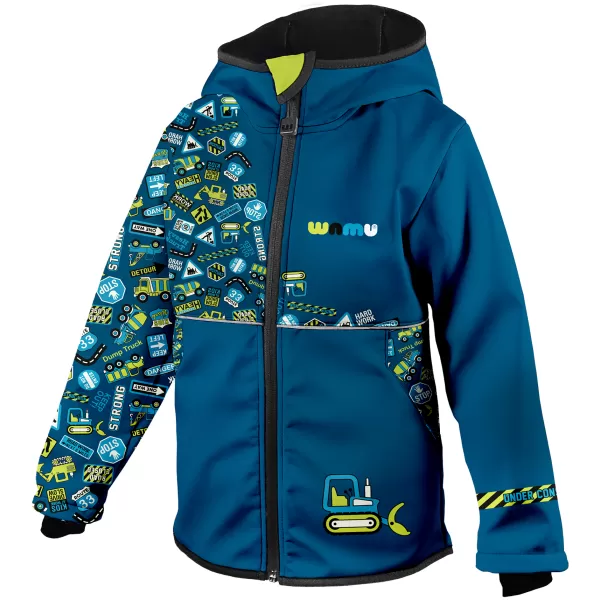  Baby Softshell kabát szigetelt WAMU BAGR KÉK 