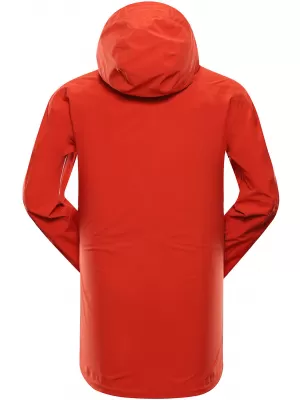 Kabát ALPINE PRO CORT MJCA592 FEKETE/PIROS
