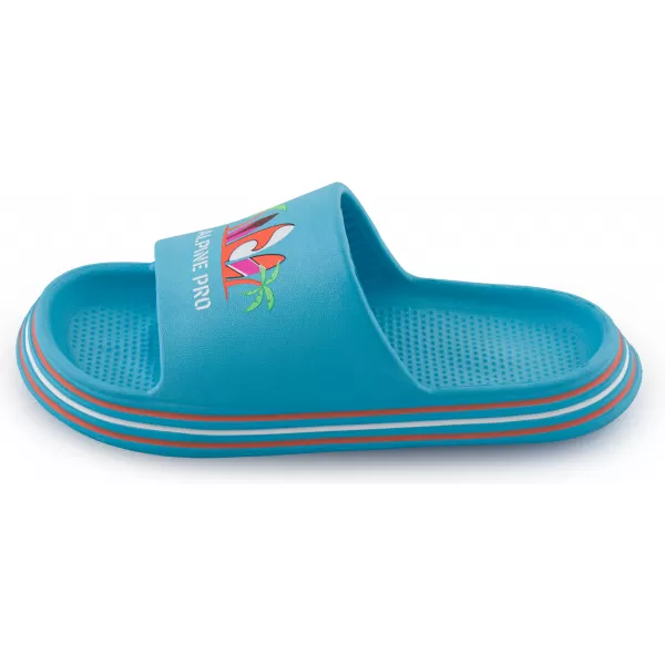  Papucs ALPINE PRO LARINO KBTA375 VILÁGOSKÉK 