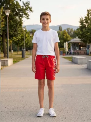 Gyermek rövidnadrág SAM 73 ROMAN KS 505 PIROS