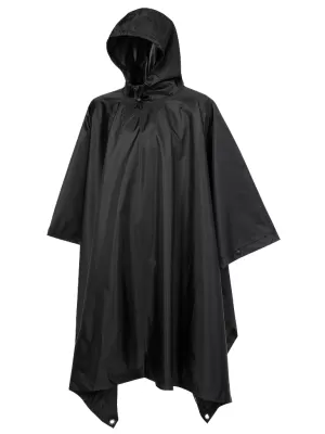 Poncho esőkabát BRANDIT RIPSTOP BD3169 FEKETE