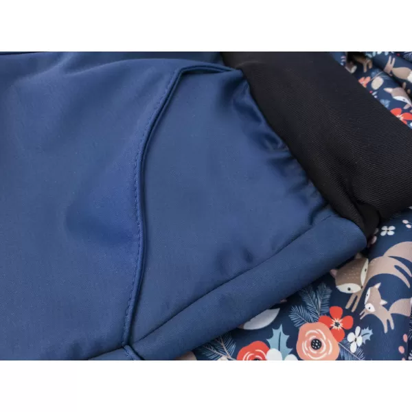  Hőszigetelt softshell gyereknadrág WAMU LIŠKY SÖTÉTKÉK 