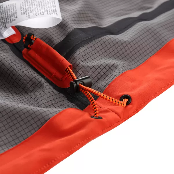  Kabát ALPINE PRO CORT MJCA592 FEKETE/PIROS 