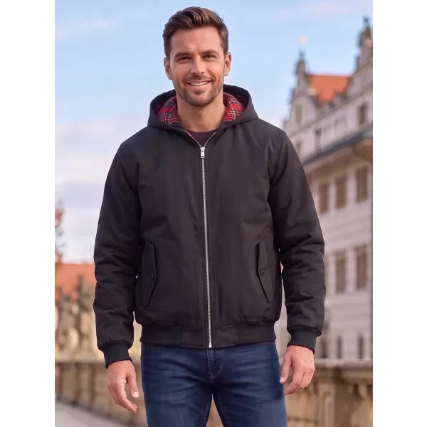  Kabát BRANDIT LORD CANTERBURY S KAPUCÍ BD3112 FEKETE 