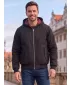 Kabát BRANDIT LORD CANTERBURY S KAPUCÍ BD3112 FEKETE