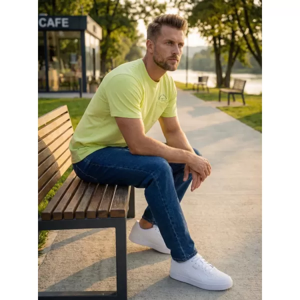  Férfi póló SAM 73 FENAKLID MT 820 VILÁGOS SÁRGA 