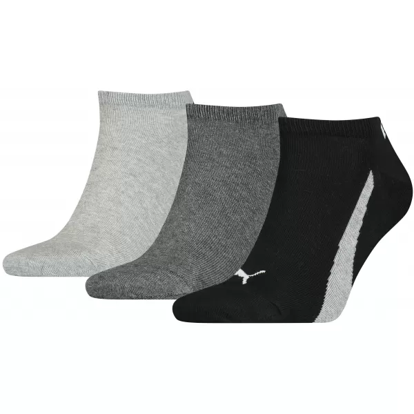  Zokni PUMA UNISEX LIFESTYLE SNEAKERS 3P 90795101 FEKETE/FEHÉR 