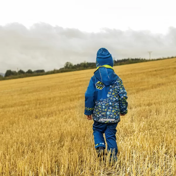  Hőszigetelt softshell gyereknadrág WAMU BAGR KÉK 