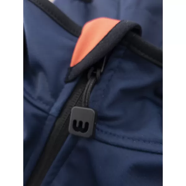  Gyerek hőszigetelt softshell kabát WAMU LIŠKY SÖTÉTKÉK 
