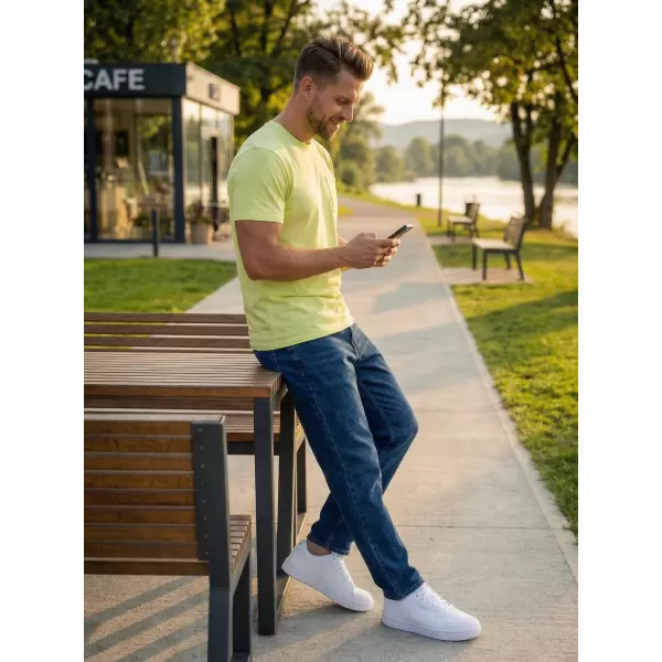  Férfi póló SAM 73 FENAKLID MT 820 VILÁGOS SÁRGA 