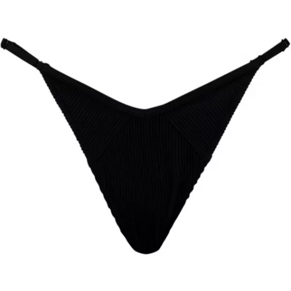  Fürdőruha PUMA SWIM WOMEN RIBBED TANGA 1P 938068-01 FEKETE 