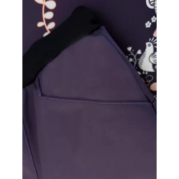  Hőszigetelt softshell gyereknadrág WAMU SOVA LILA 