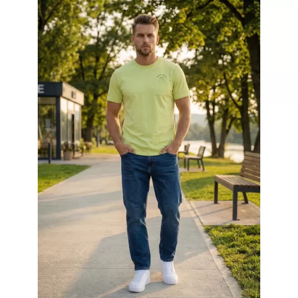  Férfi póló SAM 73 FENAKLID MT 820 VILÁGOS SÁRGA 