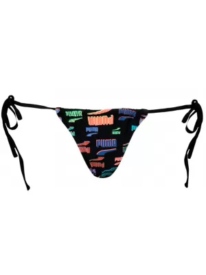Fürdőruha PUMA SWIM WOMEN SIDE TIE TANGA STRING 1P 938066-01 FEKETE