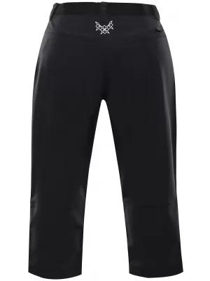 Női 3/4 nadrág ALPINE PRO WEDERA LPAA637 FEKETE